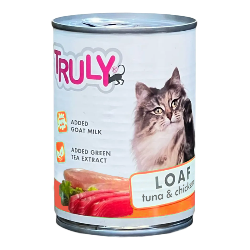 کنسرو گربه ترولی Truly با طعم مرغ و ماهی تن 375گرم
